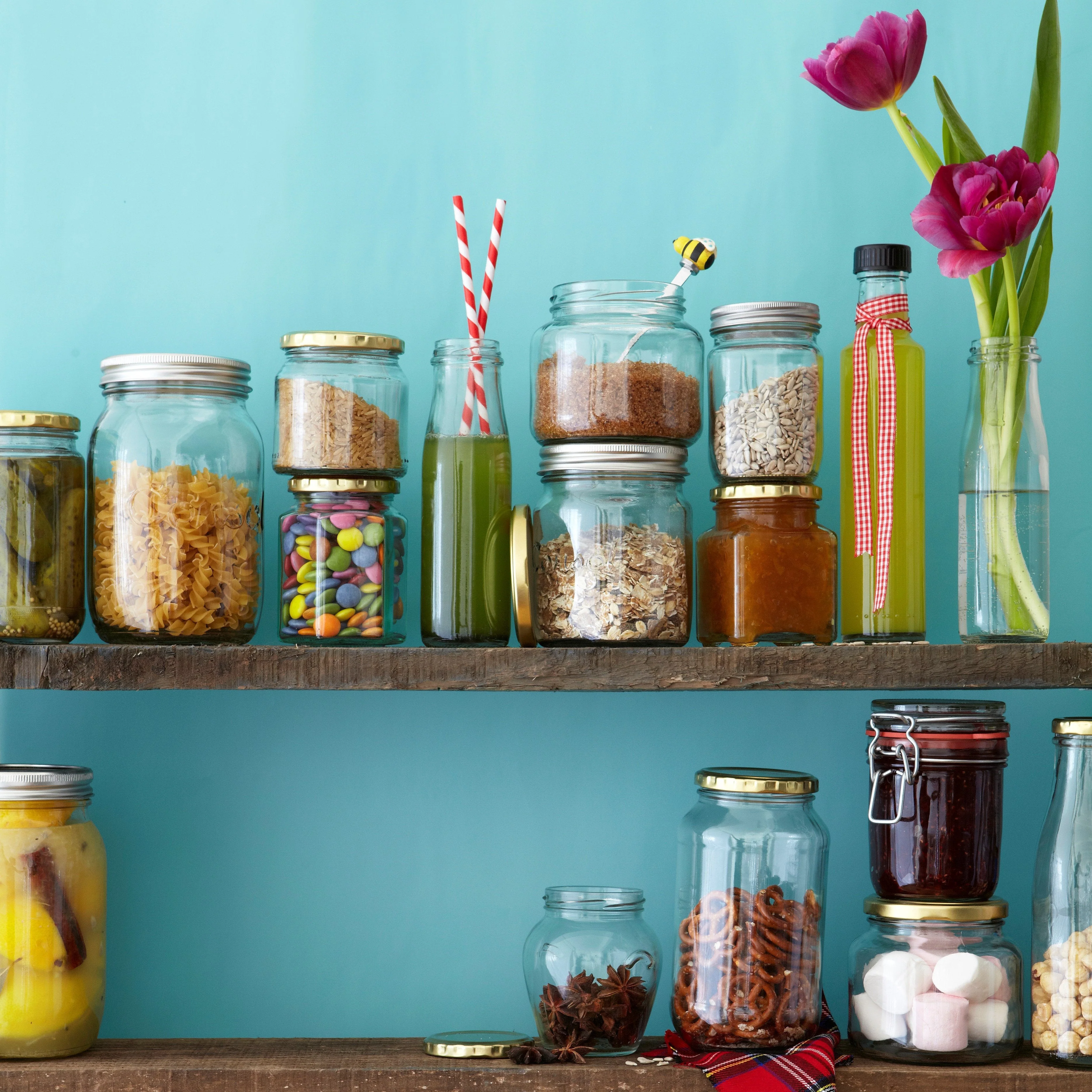 Consol Glass Chutney Bottle 250ml with Gold lid - Image 4