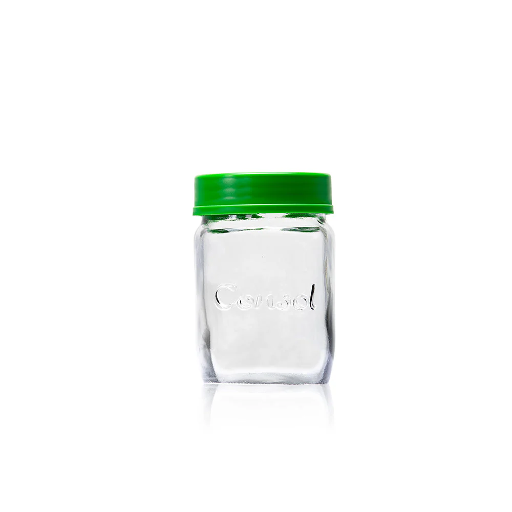 Consol Glass Preserve Jar 250ml with Coloured Lid - Image 3