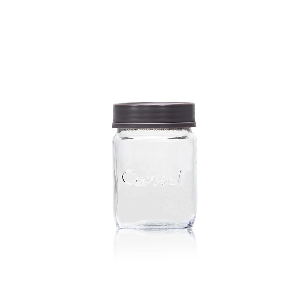 Consol Glass Preserve Jar 250ml with Coloured Lid - Image 4