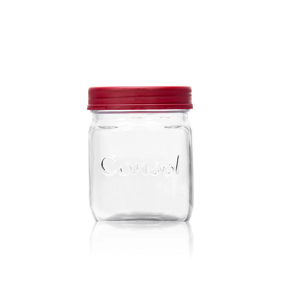 Consol Glass Preserve Jar 500ml with Coloured Lid - Image 4