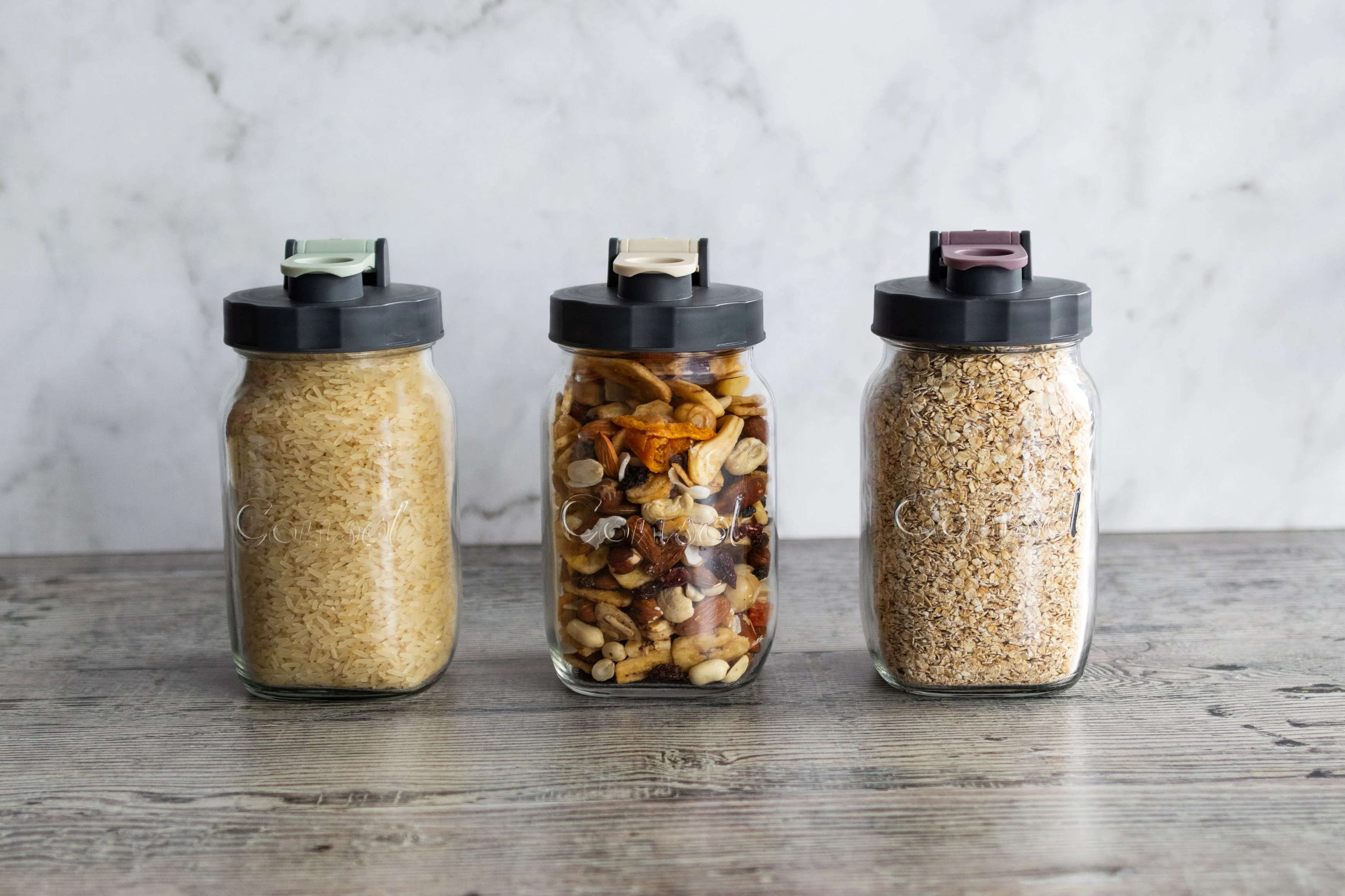 Consol Glass preserve Jar with Flip Top Lid 1L - Image 5