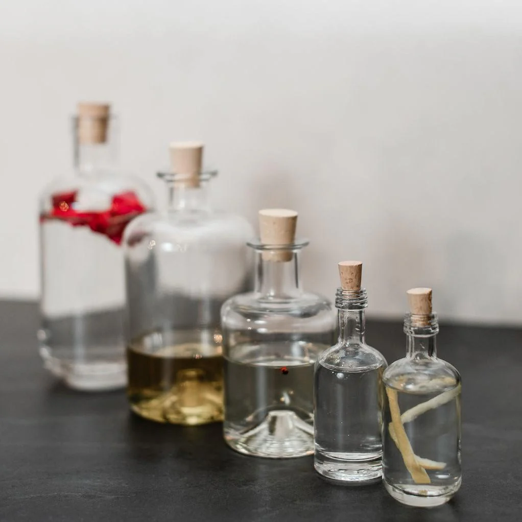Herbalist Glass Bottle 200ml with Cork. - Image 3